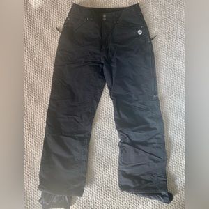 BURTON - Snowboard pants, black. Size medium